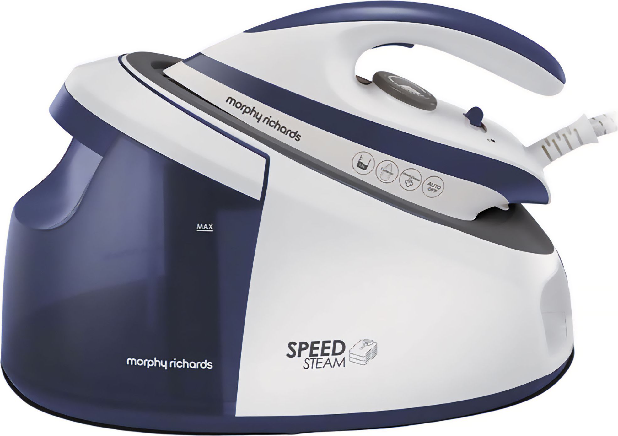 Morphy Richards Speed Steam 333202 Steam Generator Iron - 5.5 bar Pressure - Ceramic Soleplate - Purple
