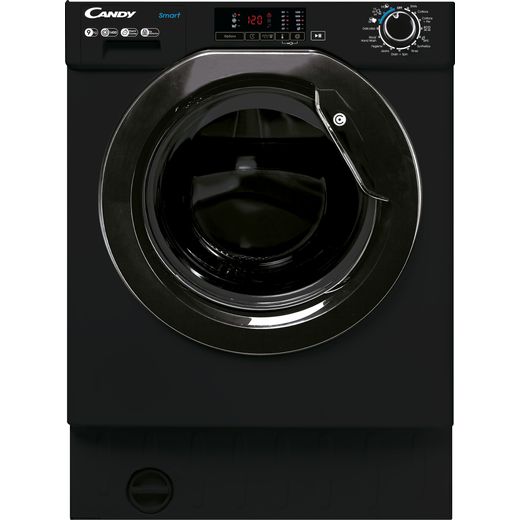 Candy CBW49D1BBE Integrated 9Kg Washing Machine with 1400 rpm - Black - D Rated