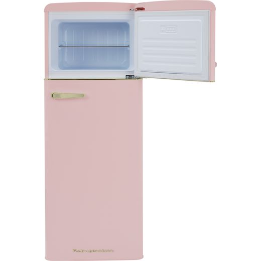CDA Fridge Freezer - Pink - Freezer door open shot