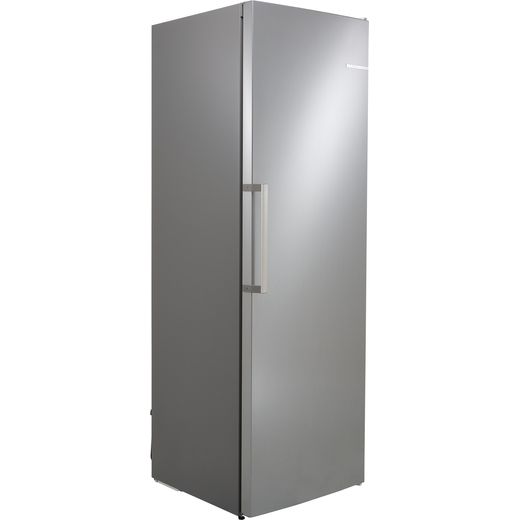Bosch Serie 4 GSN36VLFP Frost Free Upright Freezer - Stainless Steel Effect - F Rated
