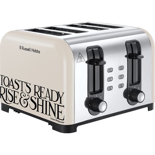 Russell Hobbs Emma Bridgewater Toast & Marmalade Design 23548 4 Slice Toaster - Cream