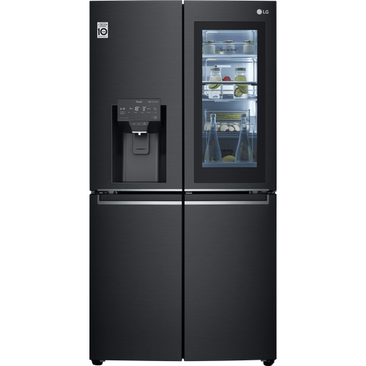 LG InstaView™ Door-in-Door™ GMX945MC9F Wifi Connected American Fridge Freezer - Black - F Rated