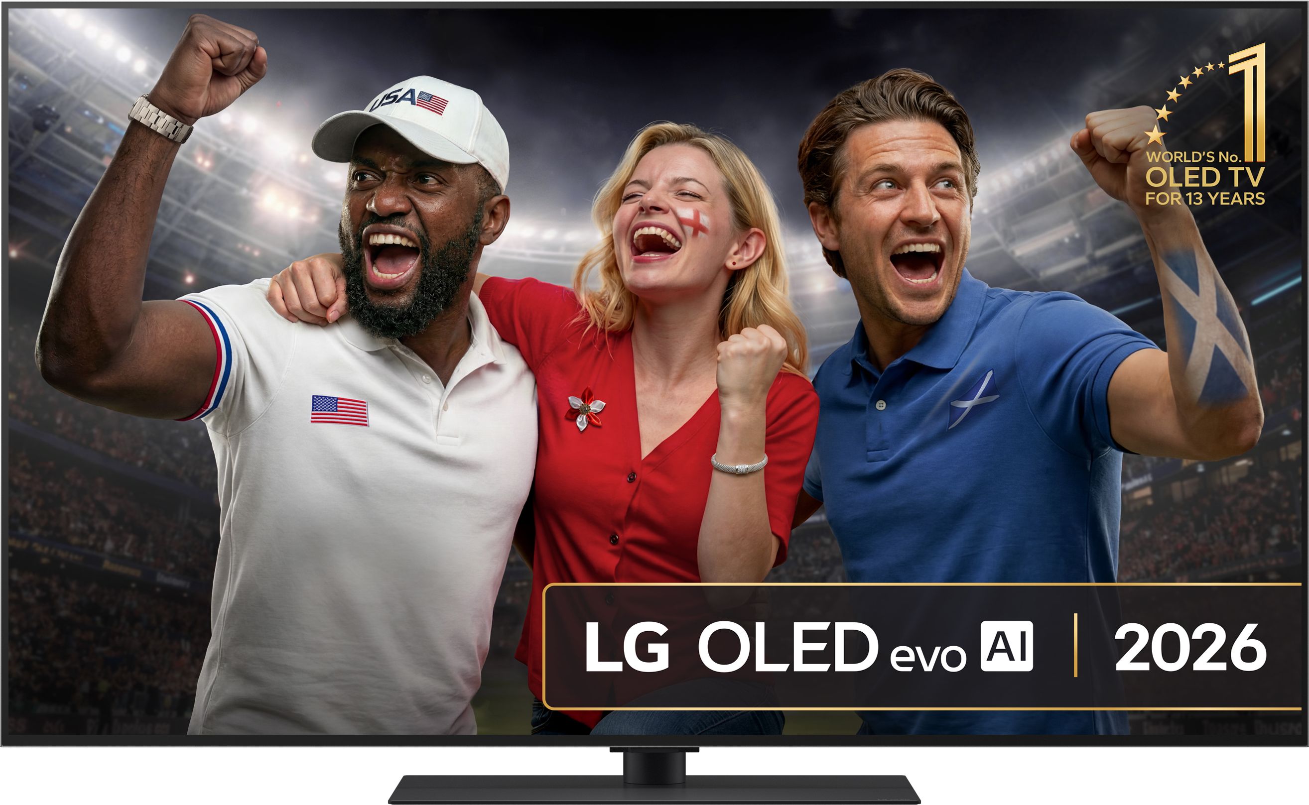 LG 55" 4K Ultra HD OLED evo AI G6 Smart TV OLED55G66LS Satin Silver