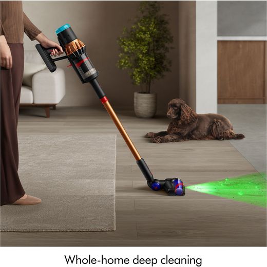 Dyson V16 Piston Animal™ Submarine™ Wet & Dry Cordless Vacuum Cleaner - Black / Copper - Annotation - Deep cleaning shot