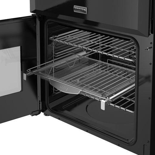 Stoves Richmond Deluxe 60Ei RTY 60cm Electric Cooker with Induction Hob - Black - Wire rack shot