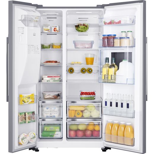 Hisense American Fridge Freezer - Stainless Steel  - Front shot 