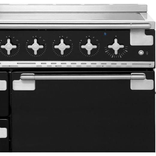 Rangemaster Elise ELS110EIGB 110cm Electric Range Cooker with Induction Hob - Black