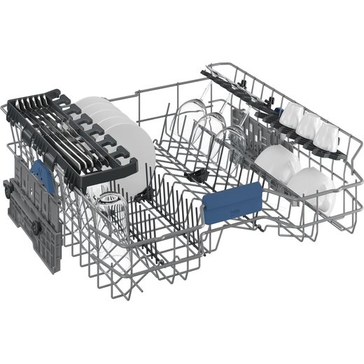Beko Fully Integrated Standard Dishwasher - Black - Rack