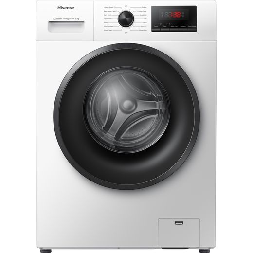 Hisense WFPV6012EM 6Kg Washing Machine with 1200 rpm - White - E Rated