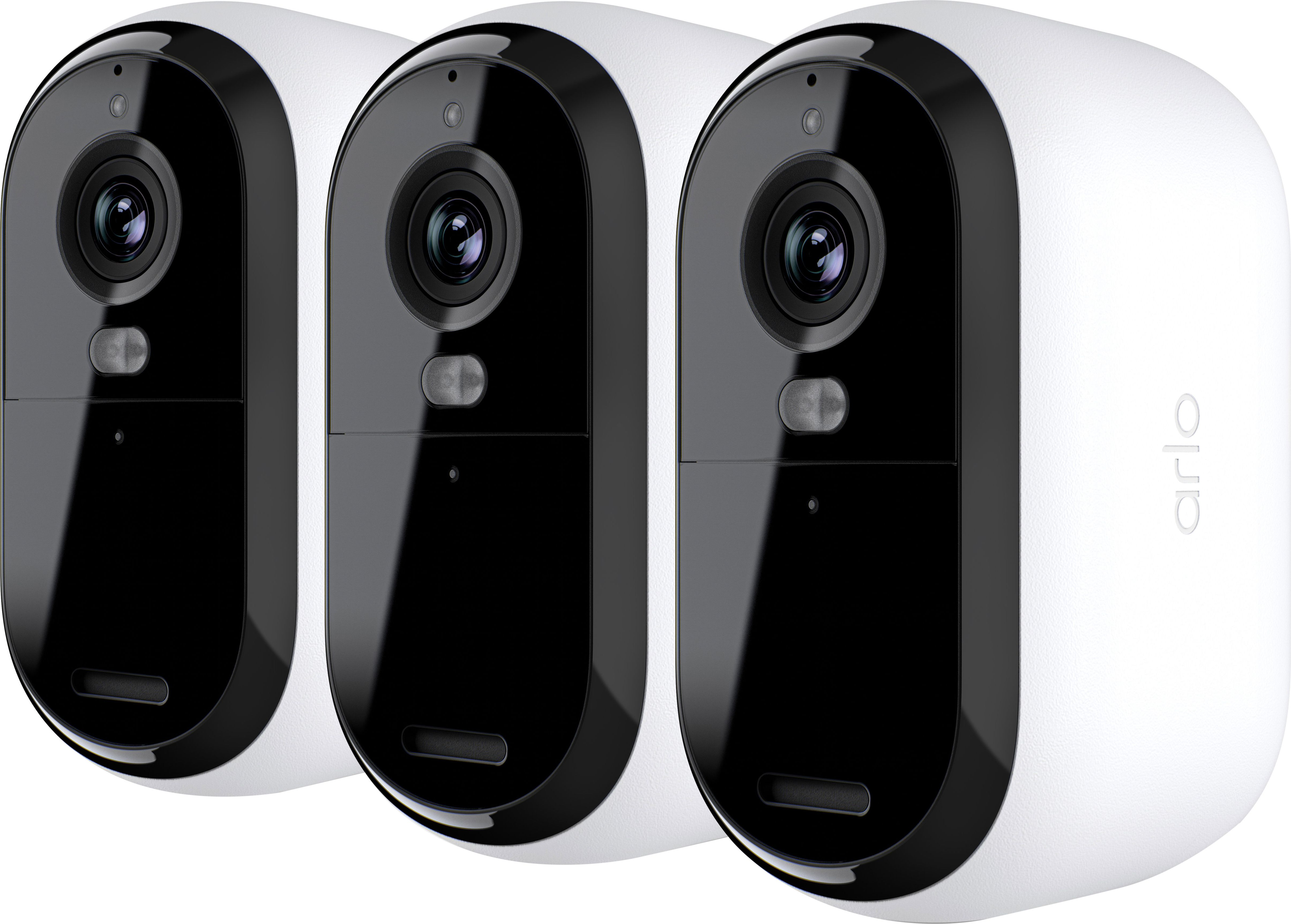 Arlo Essential 3 2K Security Camera - 3 Camera Kit - White