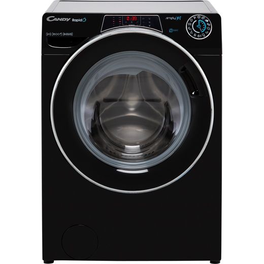 Candy Rapido RO1696DWMCEB Wifi Connected 9Kg Washing Machine with 1600 rpm - Black - A Rated