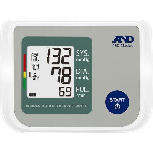 A&D Medical UA-767-SW Upper arm Blood Pressure Monitor - Front shot