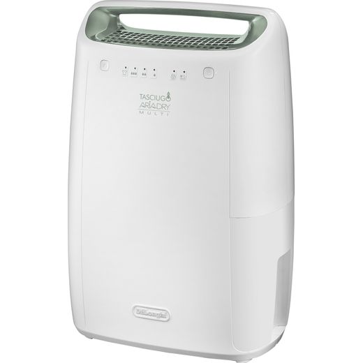 De'Longhi Dehumidifier - White - Left perpsective shot