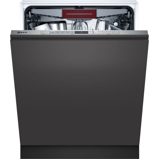NEFF N30 S153HCX02G Wifi Connected Fully Integrated Standard Dishwasher - Stainless Steel Control Panel - D Rated