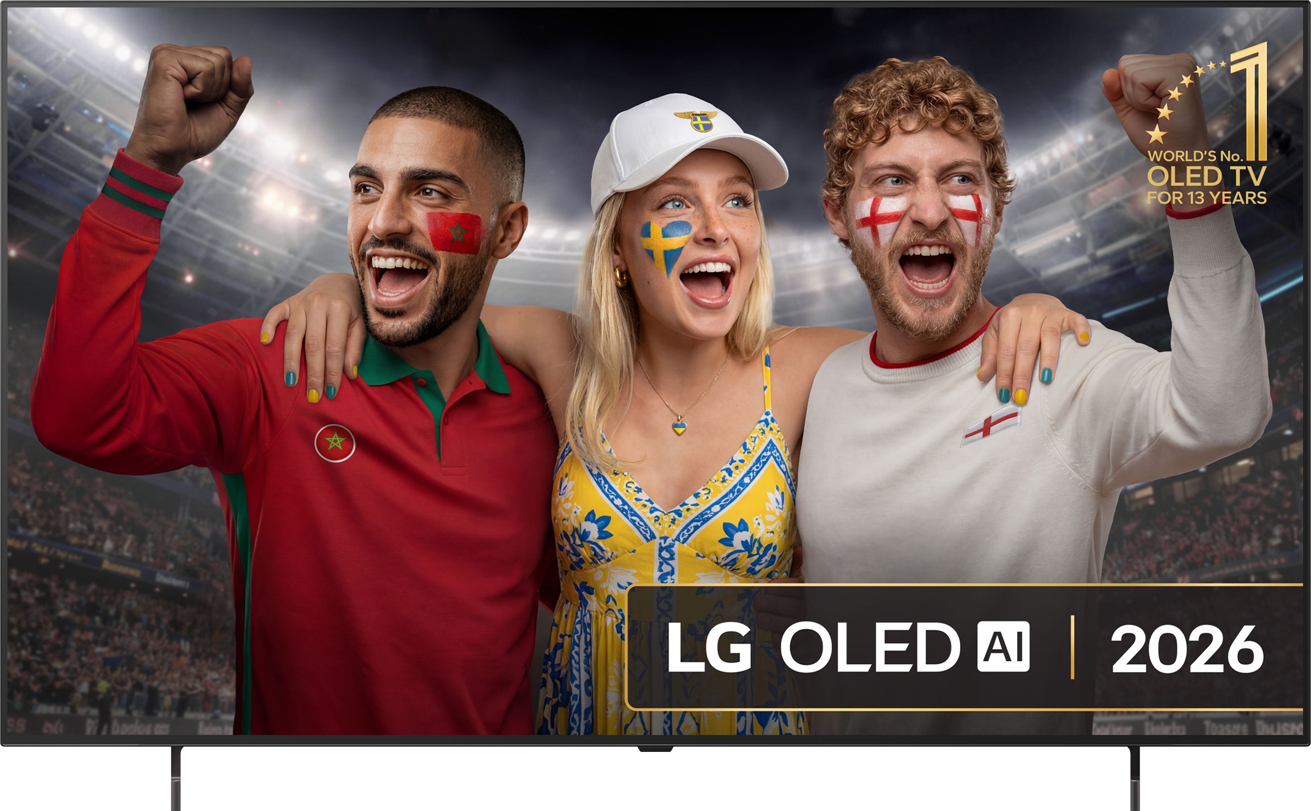 LG 65" 4K Ultra HD OLED Smart TV [2026] - OLED65B65LA, Umber Brown - Slate Marble effect back