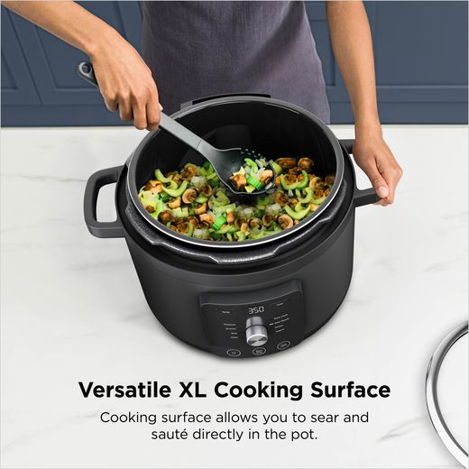 Ninja Pressure Cooker - Black / Grey - Annotation - XL cooking surface