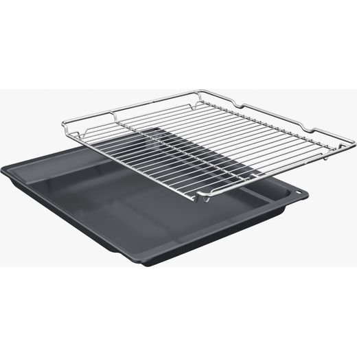 NEFF Compact Electric Single Oven - Graphite - Tray shot
