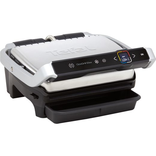 Tefal OptiGrill Elite GC750D40 Health Grill - Stainless Steel
