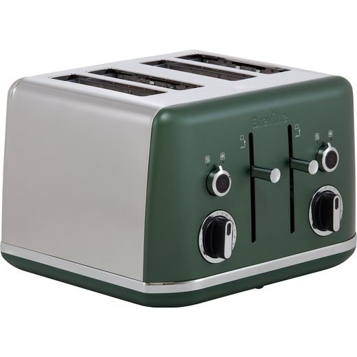 Breville Lustra Collection VTT992 4 Slice Toaster - Matte Forest Green