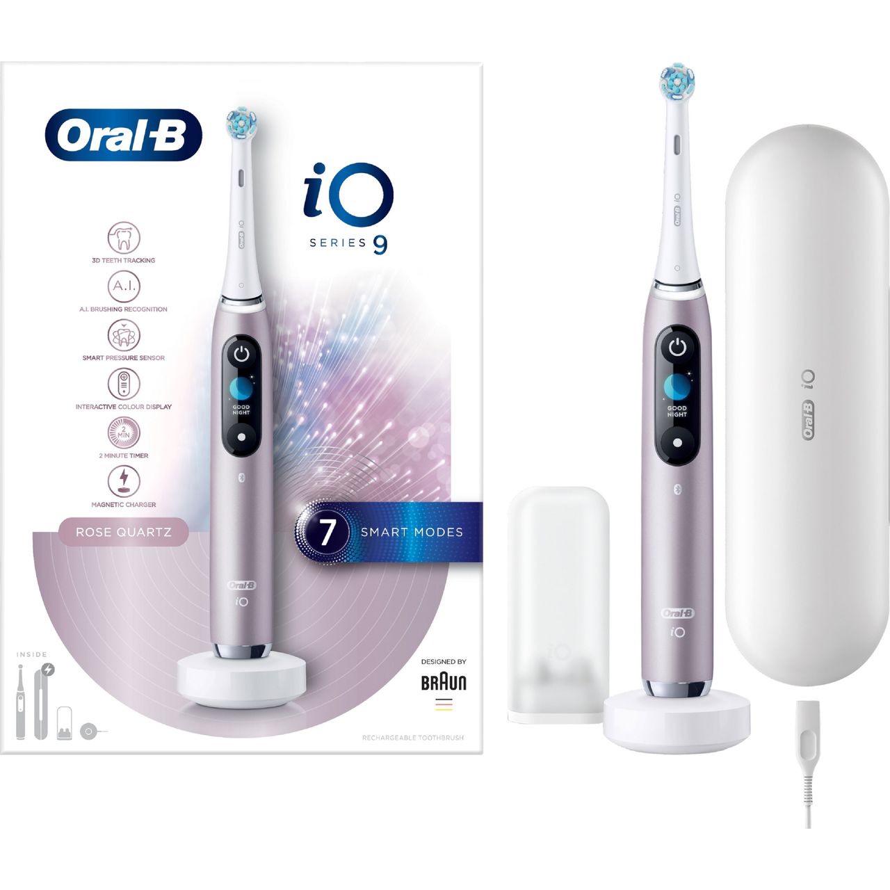 【A007】Oral-B iO Series 9 一式 ※欠品有 A007】Oral-B iO Series 9 一式 ※欠品有 電動歯ブラシ ブラウンオーラルB