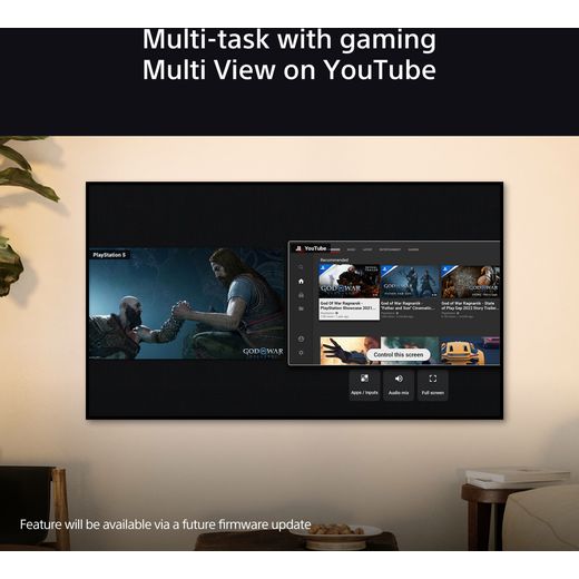 Sony Bravia Bravia 8 XR80 65" 4K Ultra HD OLED Smart TV - Annotation -  Multi task shot