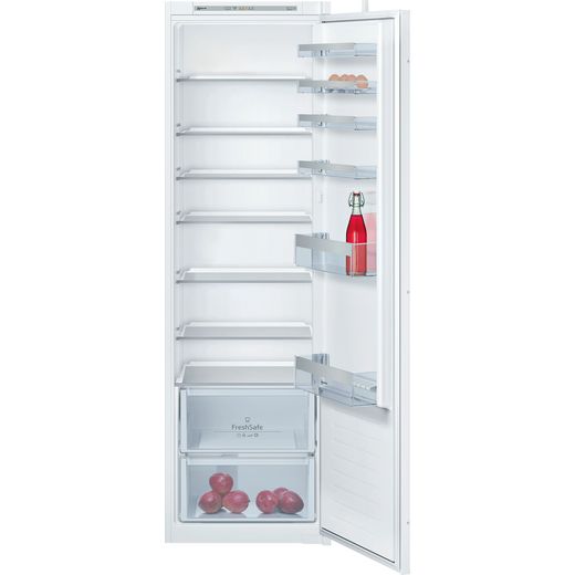 NEFF N50 KI1812SF0G Integrated Upright Fridge - Fixed Door Fixing Kit - White - F Rated