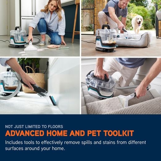 Vax SpotWash Home Pet Design CDSW-MPXA Carpet Cleaner - Annotation - Advance home and pet tool shot