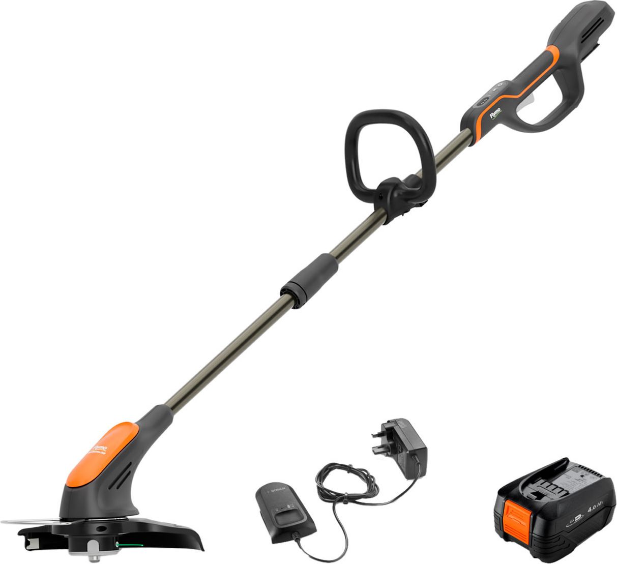 Flymo UltraTrim 300 Cordless Grass Trimmer - 30cm Cutting Width - Orange