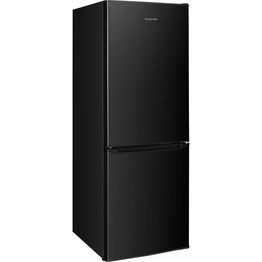 Russell Hobbs RH143FF492E1B 14cm 70/30 Fridge Freezer with Door-on-door - Black - Right perpsective shot