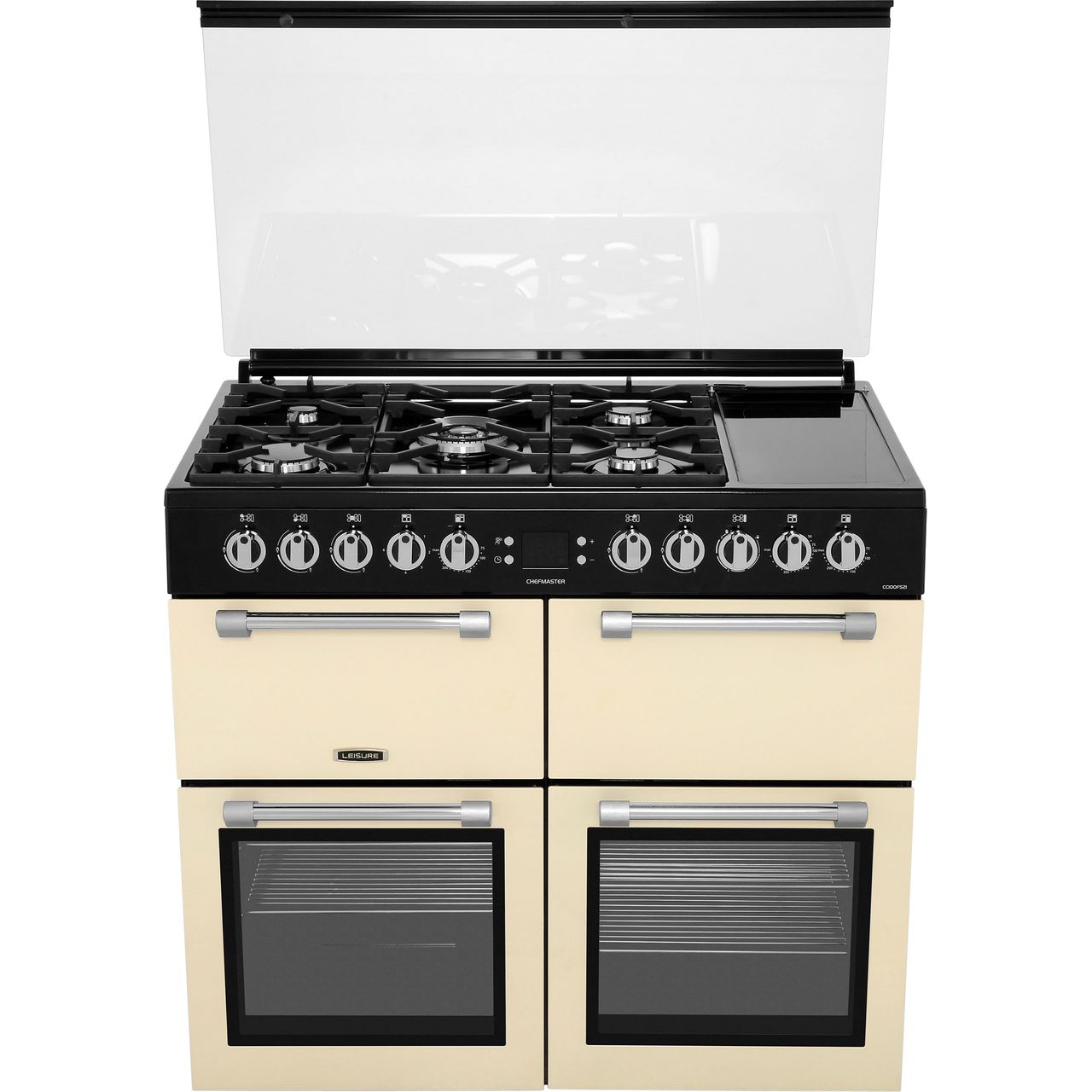 Leisure CC100F521C Chefmaster 100cm 6 Burners A/A/A Dual Fuel Range