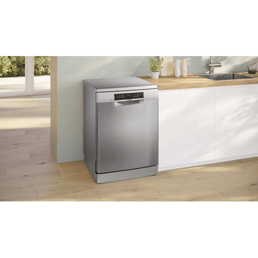 Bosch Series 6 Standard Dishwasher - Brushed Steel - Dishwasher in kitchen