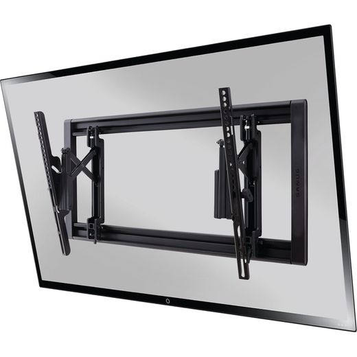 Sanus VLT7-B2 TV Wall Bracket For inch TV's - Left perspective with tv shot