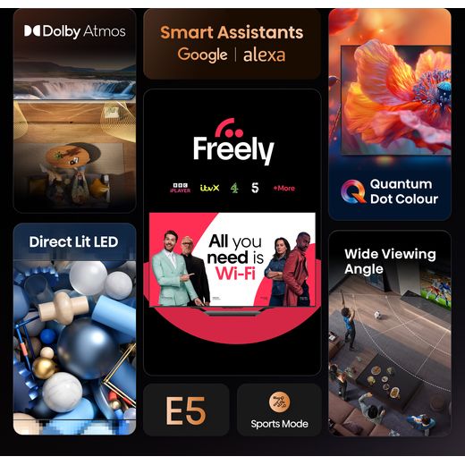 Hisense 40" Full HD QLED Smart Freely TV - Annotation - feature shot 