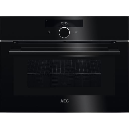 AEG CombiQuick KMK968000B Built In Combination Microwave Oven - Black