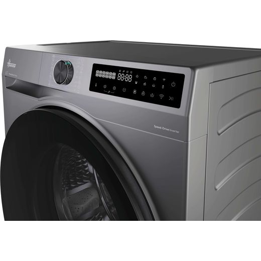 Hoover Pro Wash Series 5 HBP 414BL9G-80 14kg Washing Machine with 1400 rpm - Graphite  - close up shot