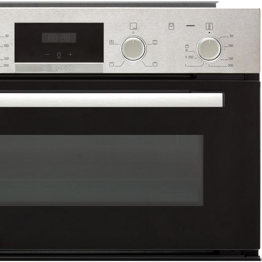 Bosch Serie 4 NBS533BS0B Built Under Double Oven - Stainless Steel
