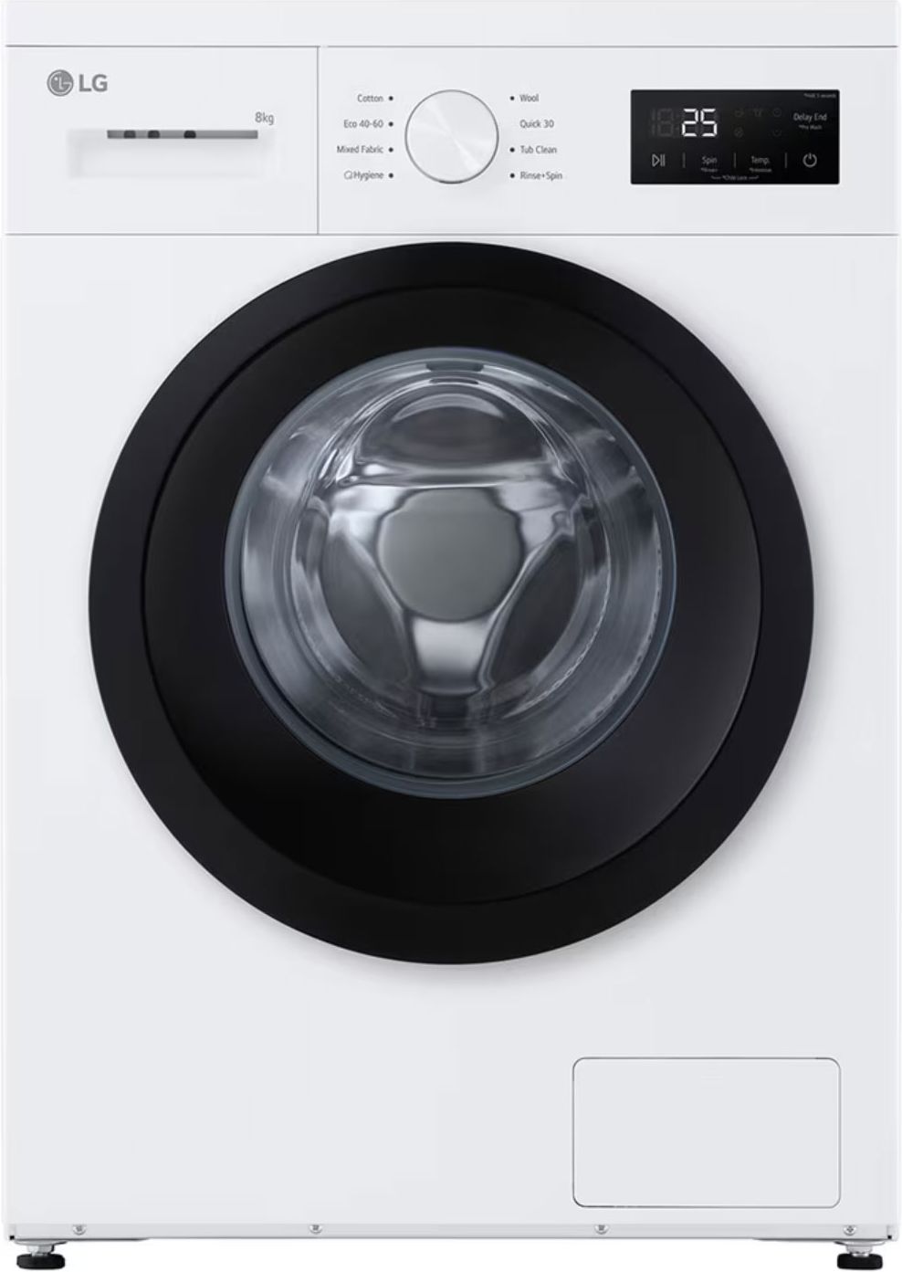 Image of LG A10 Series Steam™ F4A10S8NWK 8kg Washing Machine with 1400 rpm - White - A Rated, White