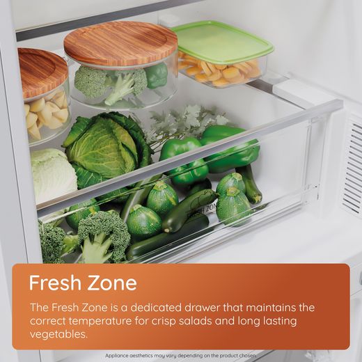 Hotpoint HPKF 3243 XR5UK 181cm 50/50 Total No Frost Fridge Freezer - Black - annotation - fresh zone 