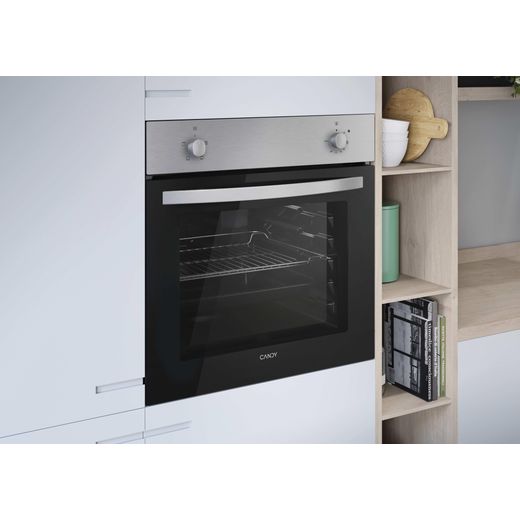 Candy F IDCP X200 Built In Electric Single Oven - Stainless Steel - oven in kitchen shot 