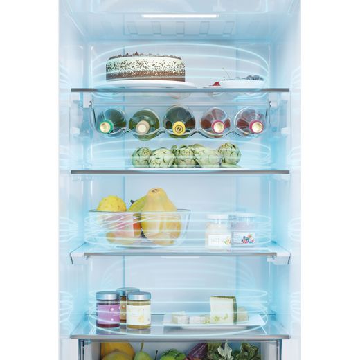 Haier Total No Frost Fridge Freezer - Silver - Air cooling all round fridge freezer shot