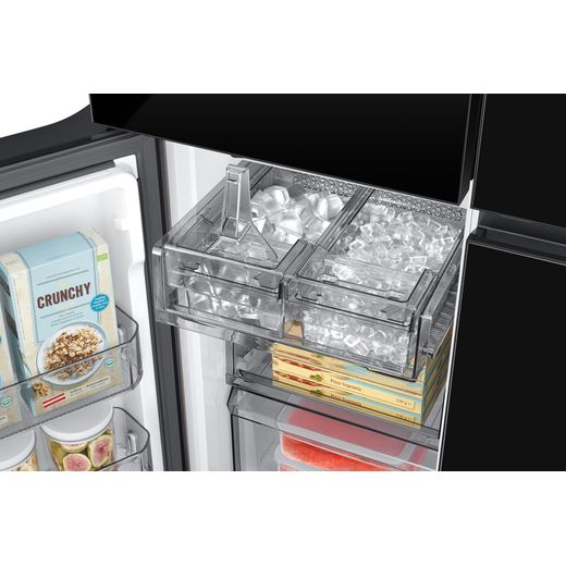 Samsung Bespoke American Fridge Freezer - Clean Black - Ice cube drawers