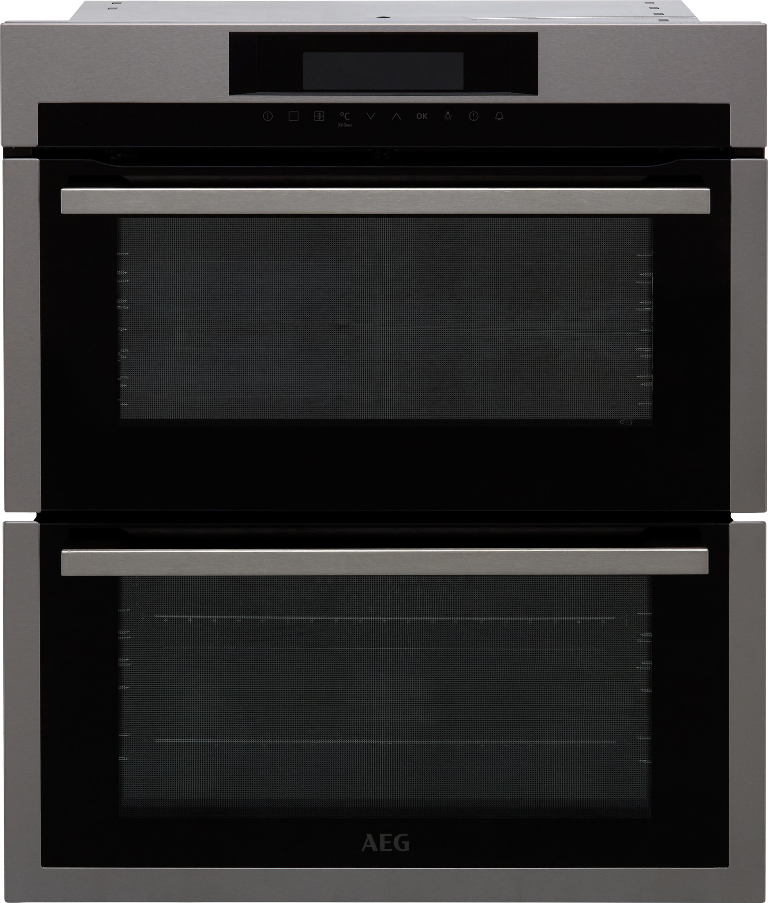 AEG DUE731110M Built Under Electric Double Oven - Stainless Steel - A/A Rated, Stainless Steel