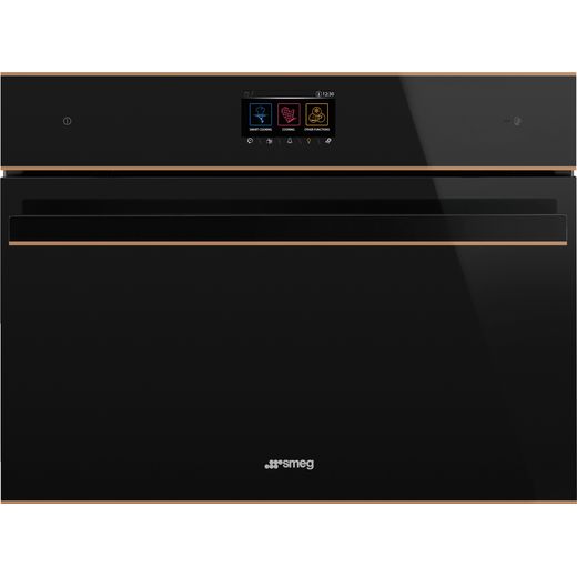 Smeg Dolce Stil Novo SF4604WVCPNR Built In Steam Oven - Black / Copper