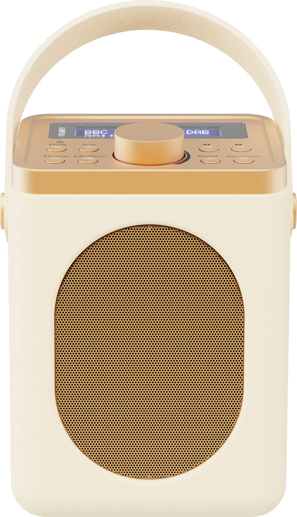 Majority Little Shelford Digital Radio with FM Tuner - Almond Cream