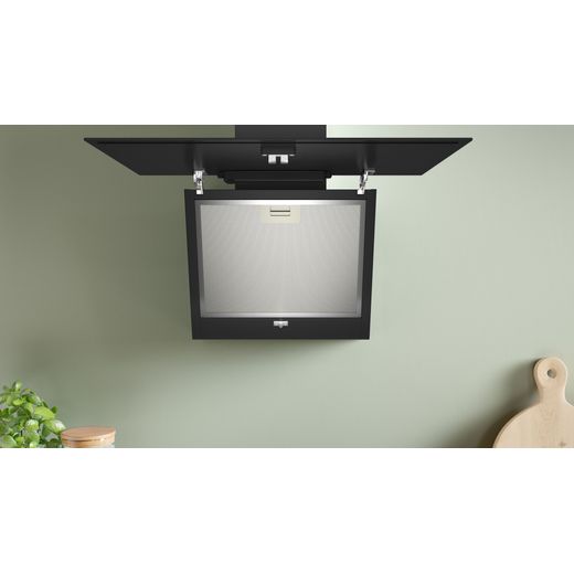Bosch Series 2 DWK65DK60B 60 cm Chimney Cooker Hood - Black - Dimensions - Filter