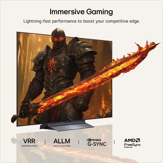 LG evo AI C6 55" 4K Ultra HD OLED Smart TV - Annotation - immersive gaming shot