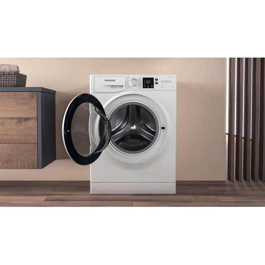 hotpoint nswa845cwwukn 8kg washing machine with 1400 rpm