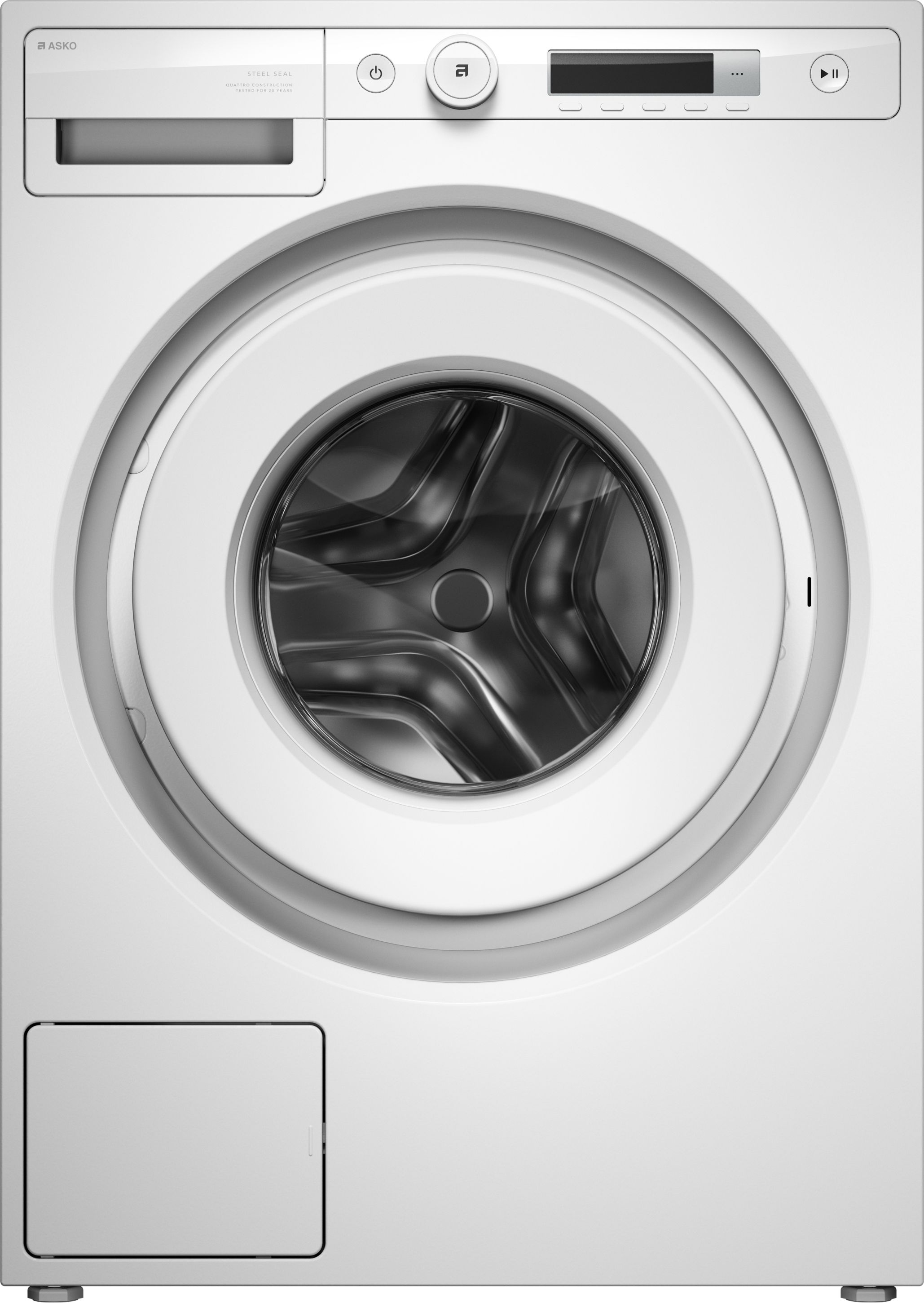 ASKO Steel Seal™ W1094W.UK 9kg WiFi Connected Washing Machine with 1400 rpm - White - A Rated, White