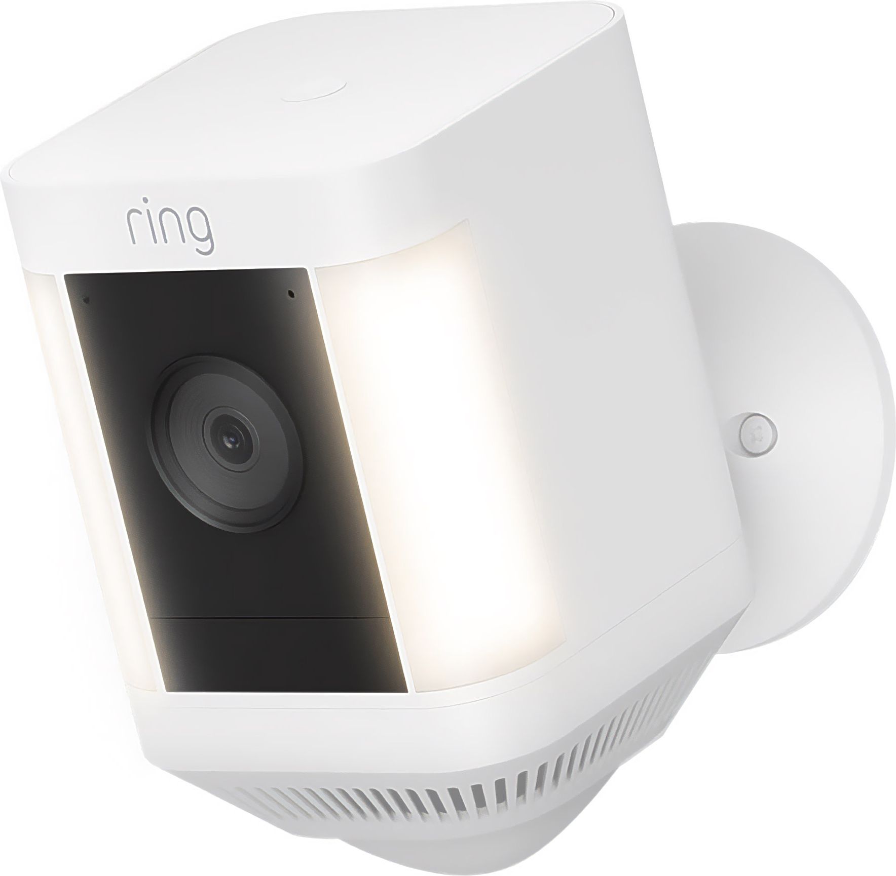 Ring Plug-In Spotlight Cam Plus Full HD 1080p Smart Home Security Camera - White, White