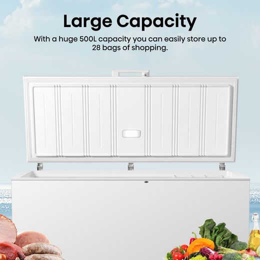 Hisense Chest Freezer - White - Annotation - Large capacity shot